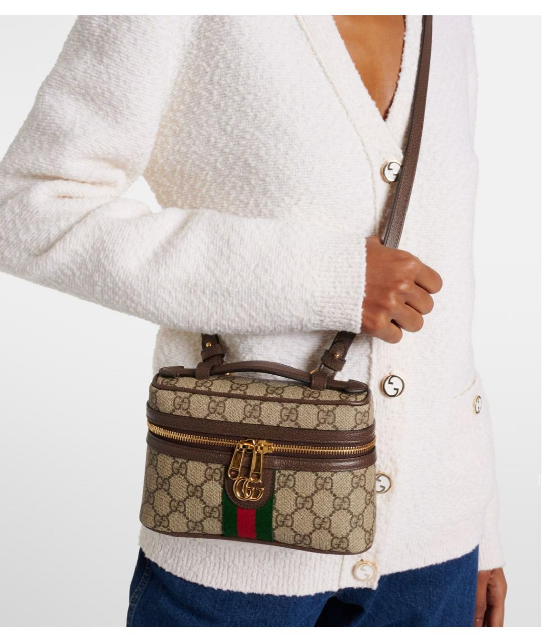 GUCCI Кожаная сумка через плечо, фото 6
