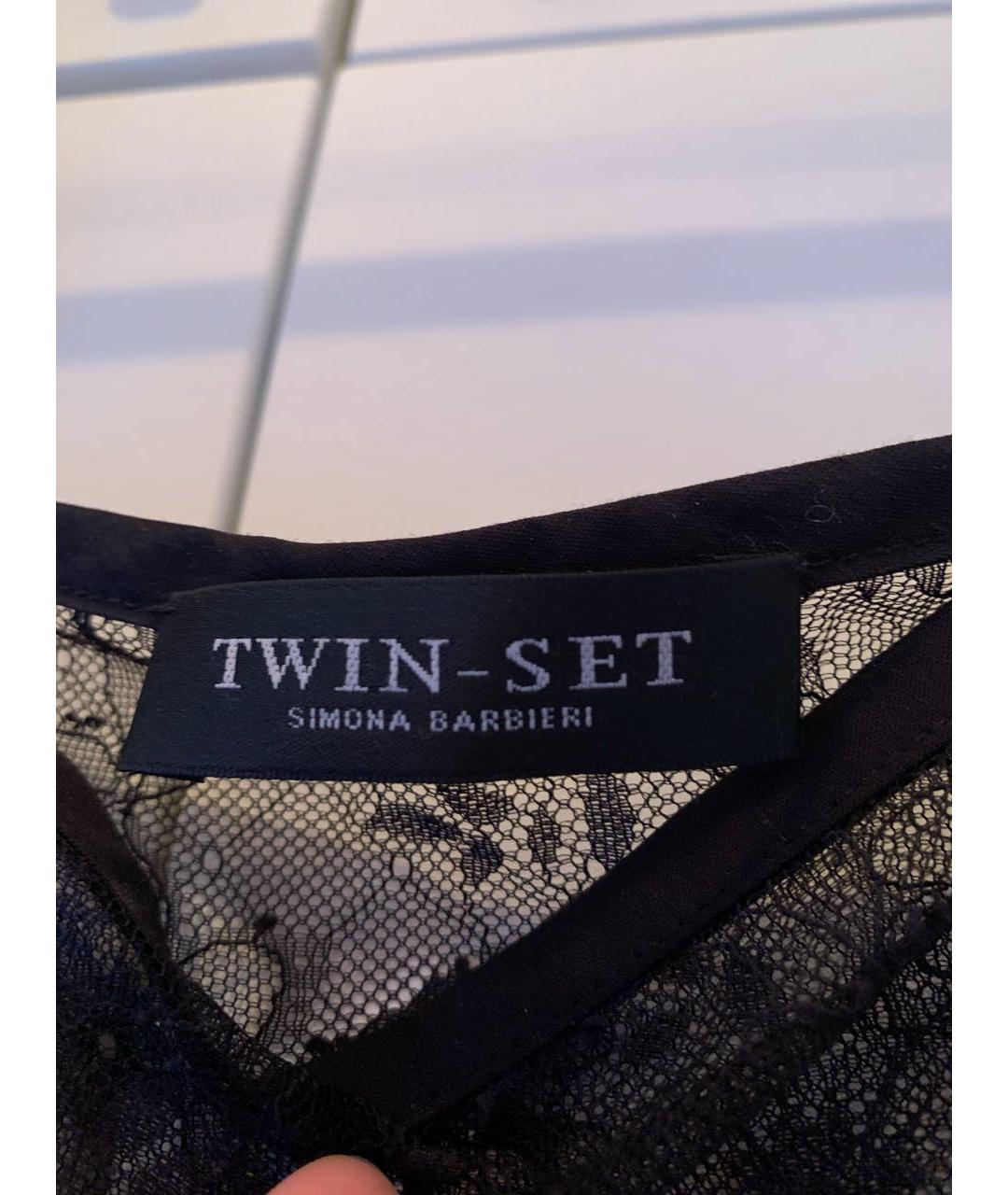 TWIN-SET Черная пижамы и сорочки, фото 2