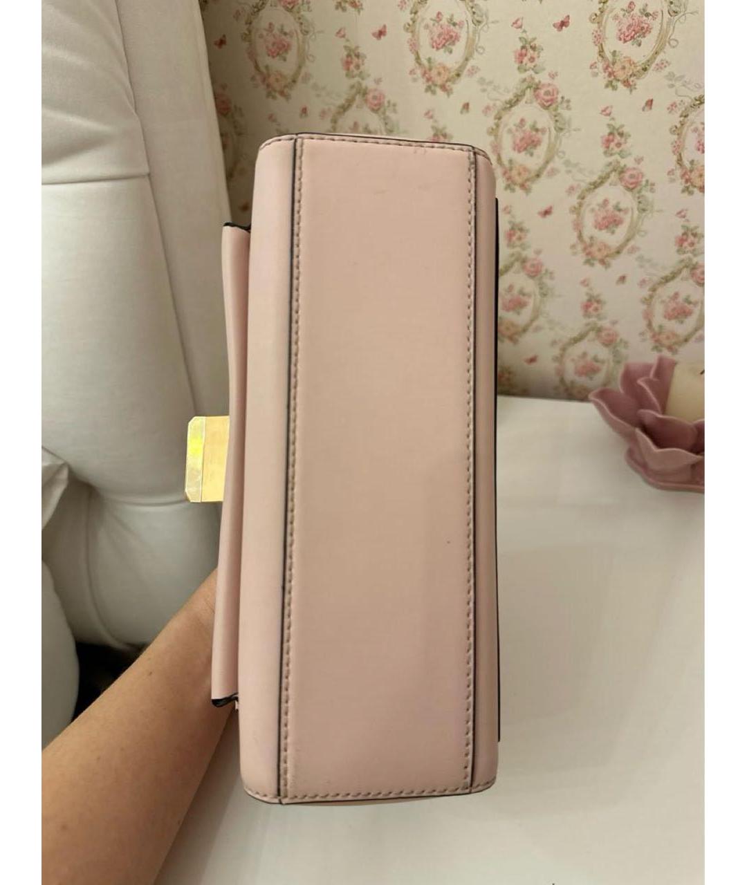 MICHAEL KORS Розовая сумка через плечо из искусственной кожи, фото 6
