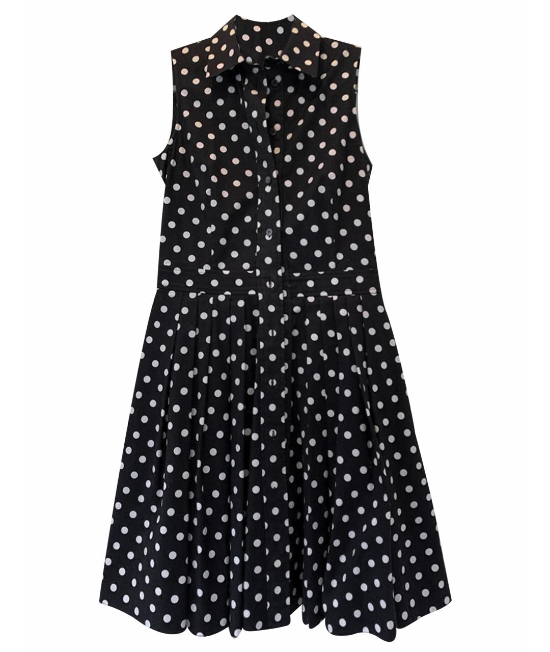 MICHAEL KORS COLLECTION Черное хлопковое повседневное платье, фото 1