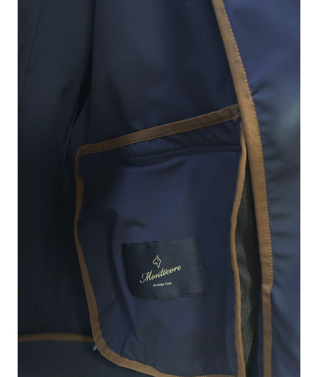 MONTECORE Темно-синяя полиамидовая куртка, фото 5