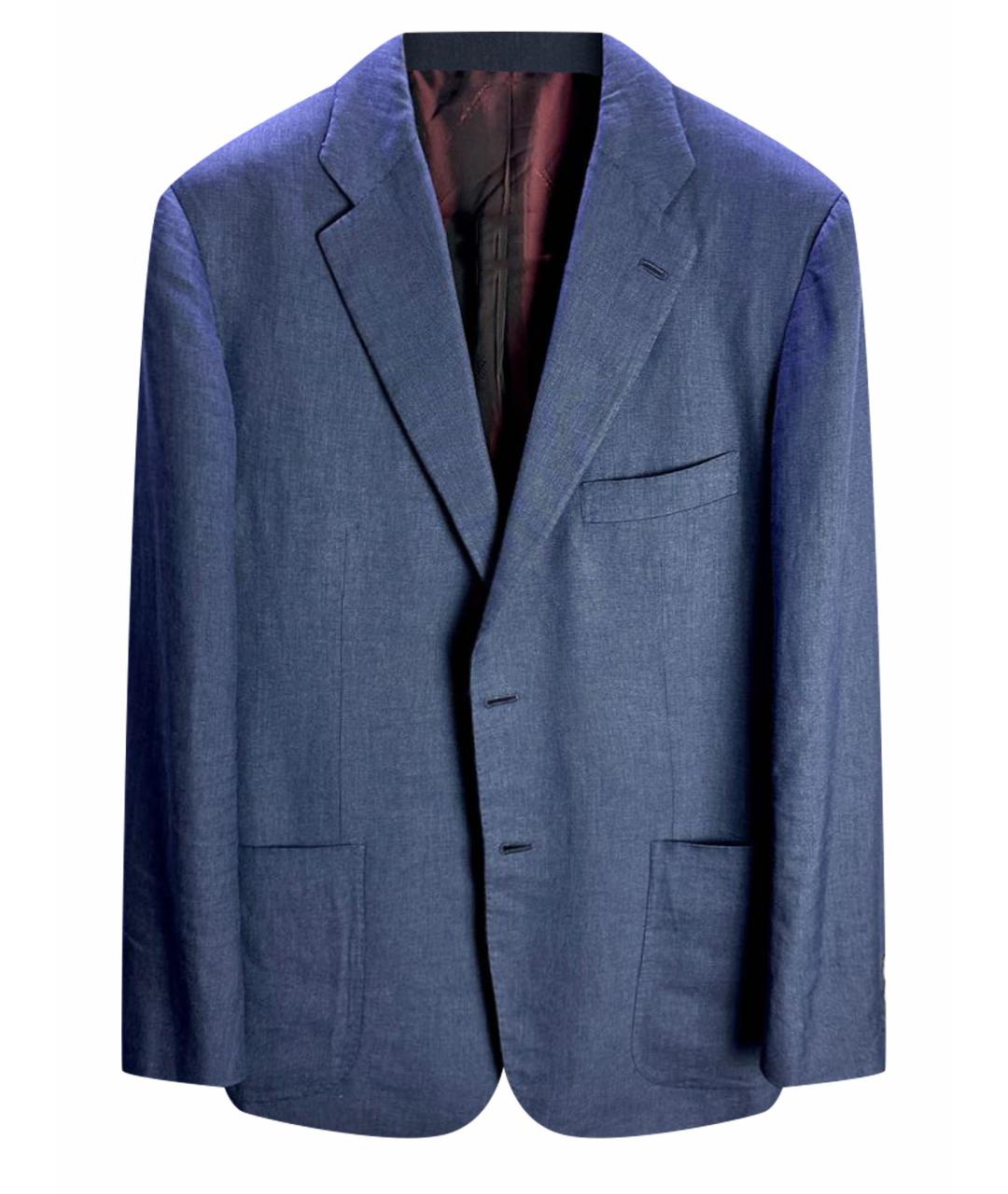 KITON Синий пиджак, фото 1