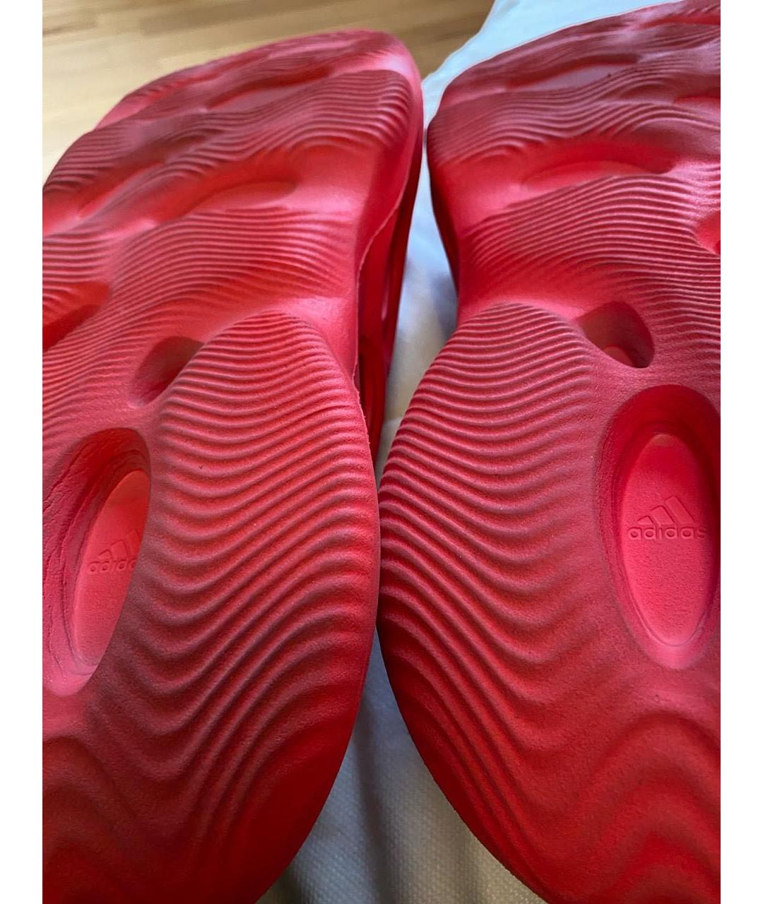 ADIDAS YEEZY Красные сандалии, фото 7
