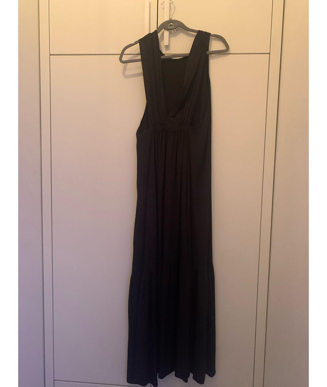 ERIKA CAVALLINI Черное ацетатное вечернее платье, фото 2