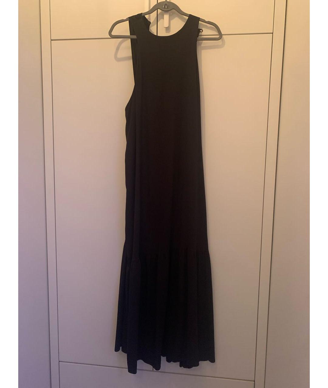 ERIKA CAVALLINI Черное ацетатное вечернее платье, фото 5