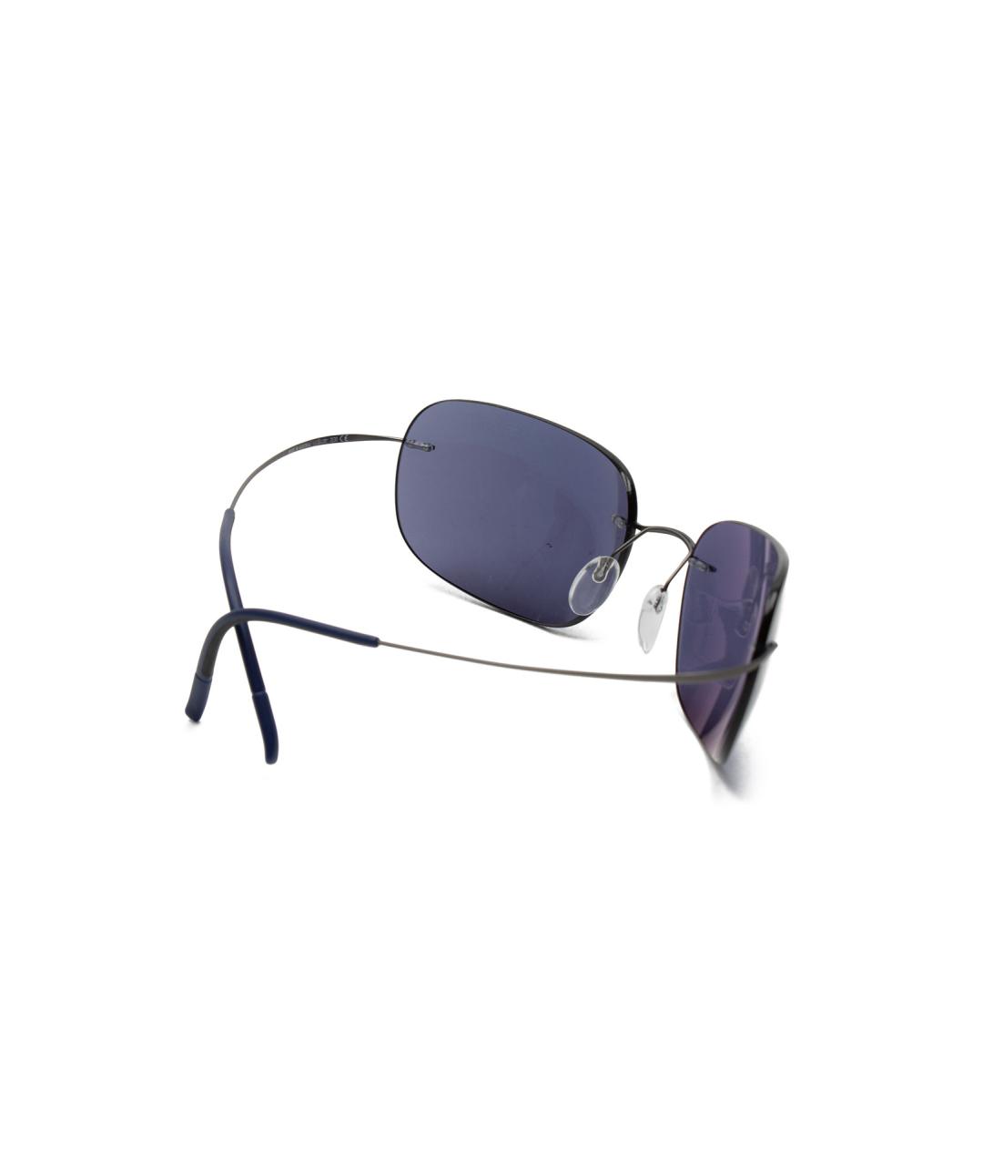 SILHOUETTE Темно-синие солнцезащитные очки, фото 2