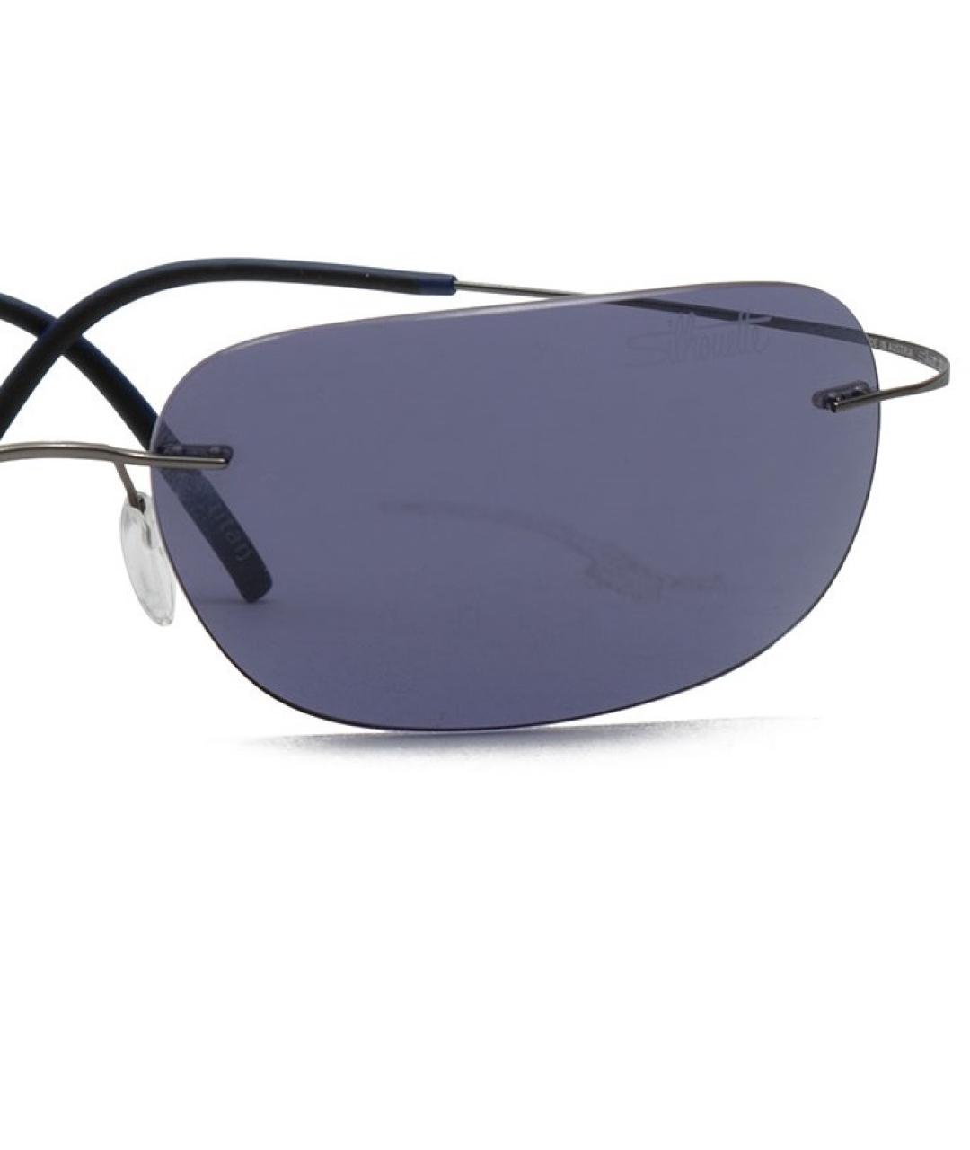 SILHOUETTE Темно-синие солнцезащитные очки, фото 3
