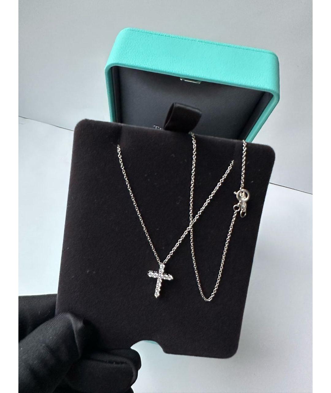 TIFFANY&CO Серебряная платиновая подвеска, фото 2