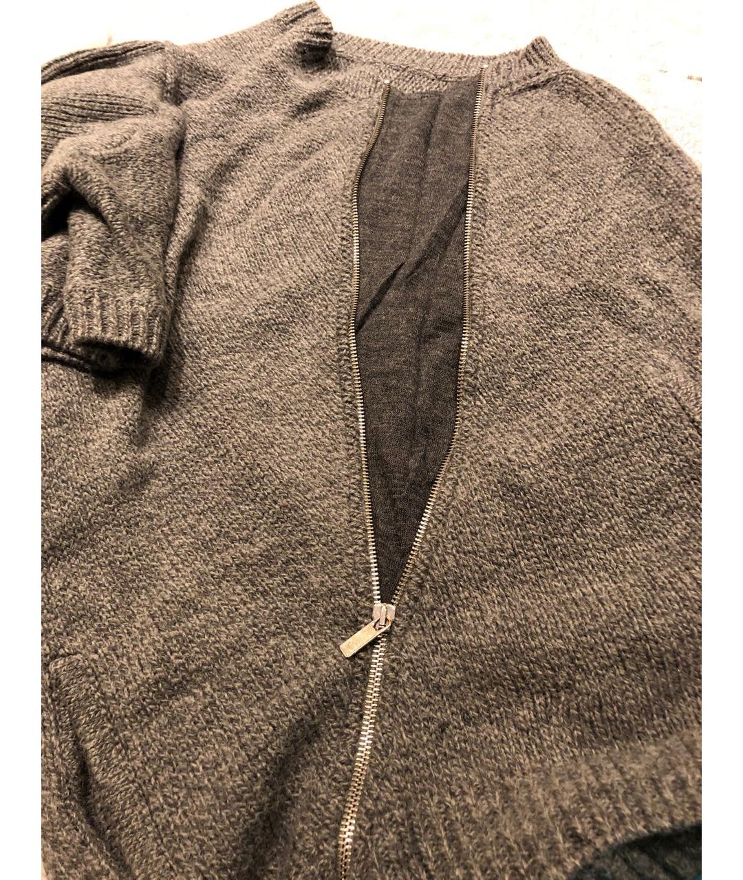 EMPORIO ARMANI Серый шерстяной джемпер / свитер, фото 5