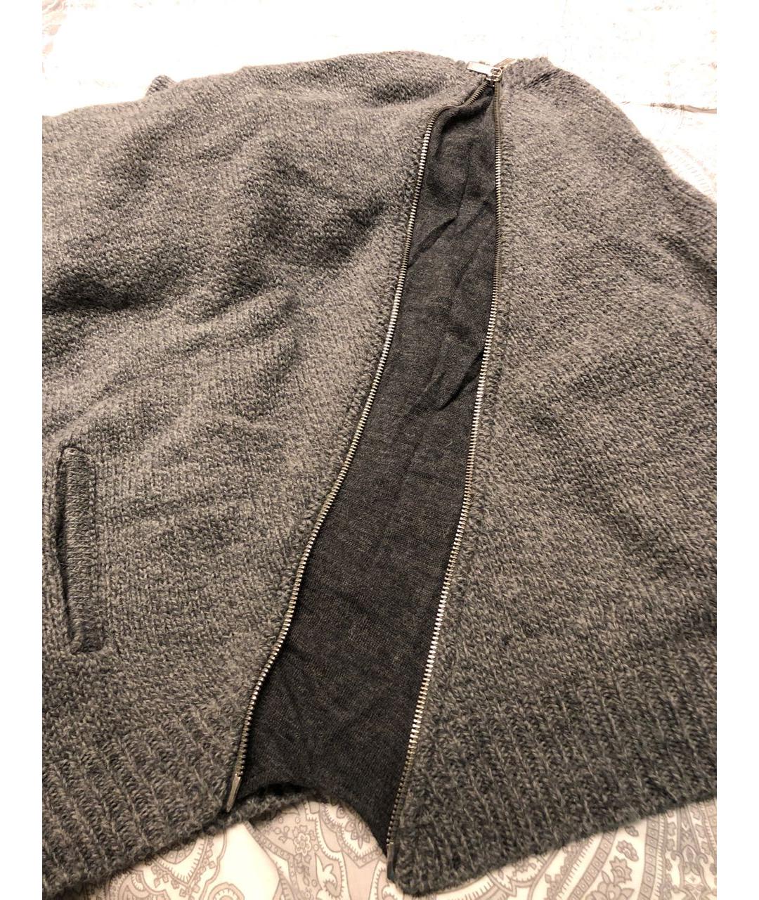 EMPORIO ARMANI Серый шерстяной джемпер / свитер, фото 6
