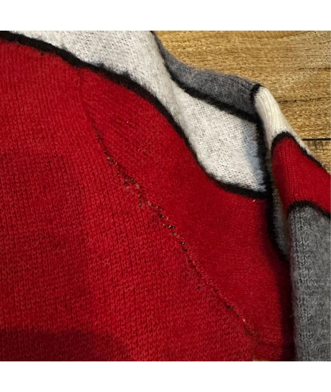 DSQUARED2 Красный шерстяной джемпер / свитер, фото 7