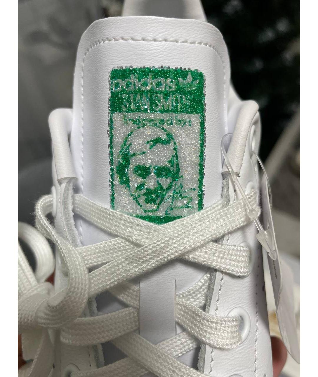 ADIDAS Белые кожаные кеды, фото 7