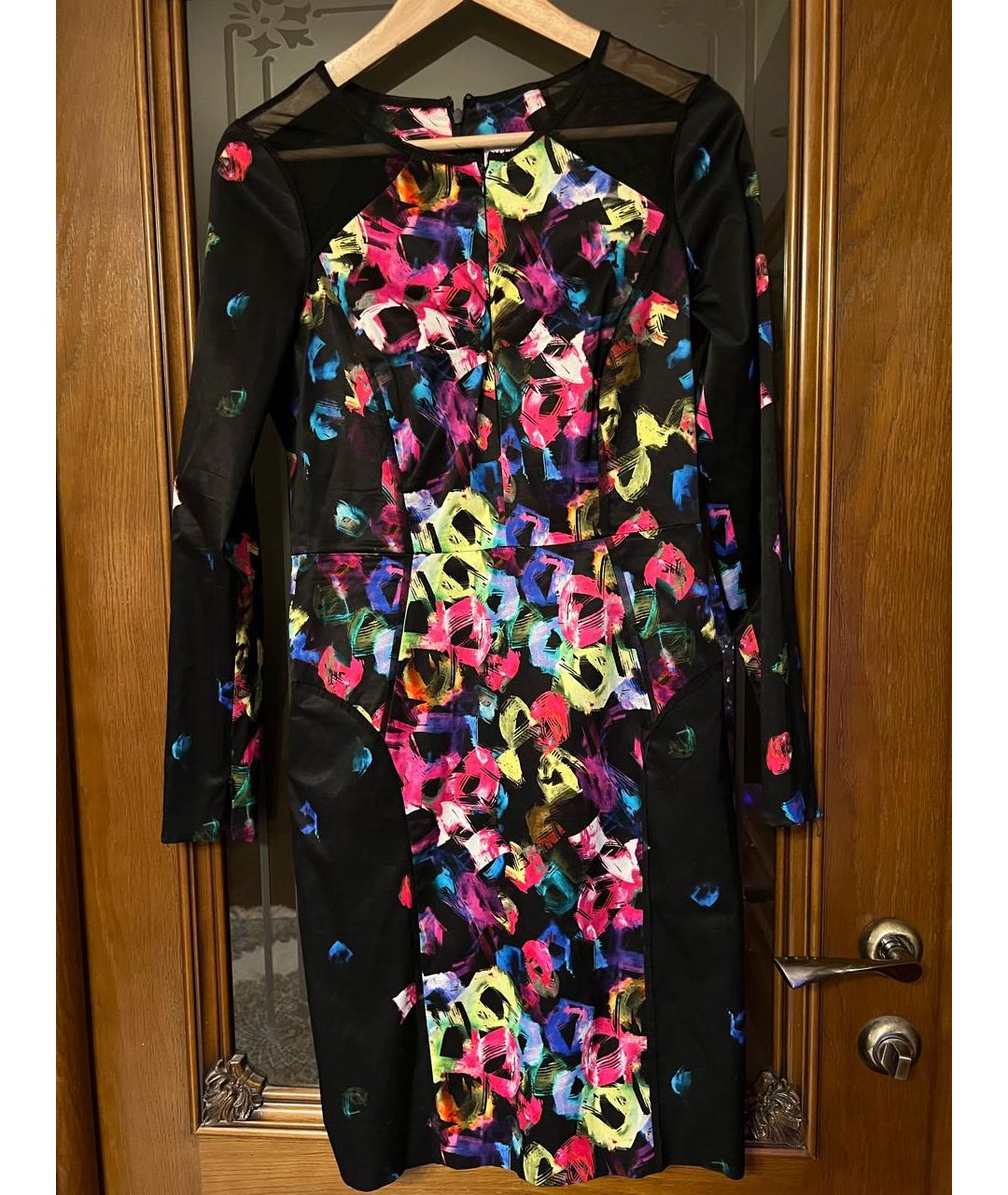 MILLY Мульти вискозное коктейльное платье, фото 9