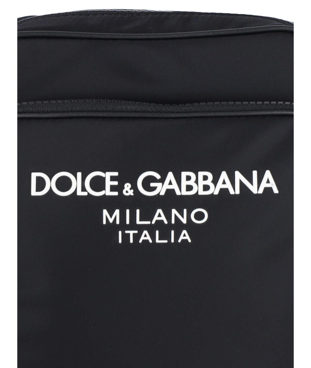 DOLCE&GABBANA Черная сумка на плечо, фото 4