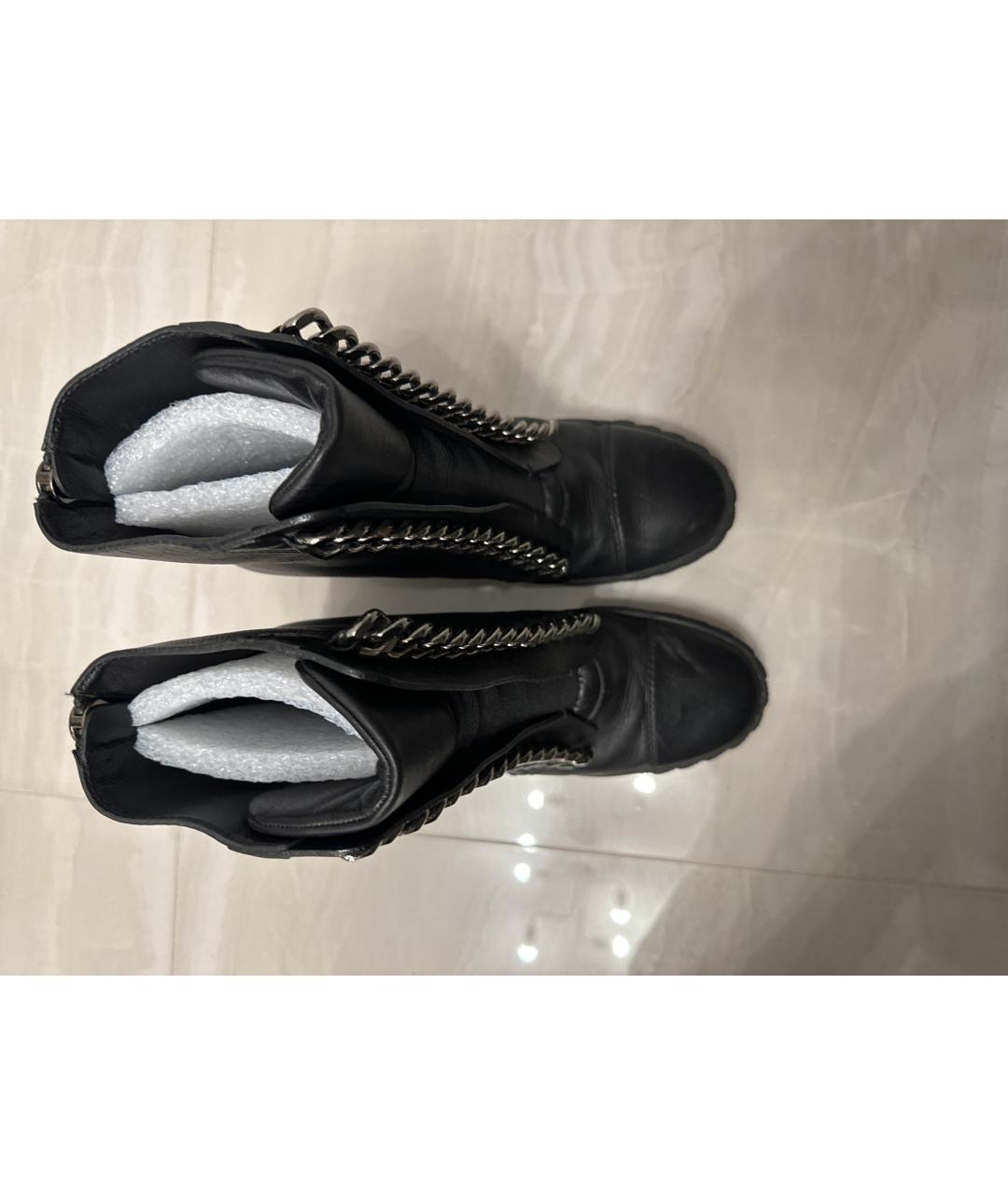 CASADEI Черные кожаные ботинки, фото 3