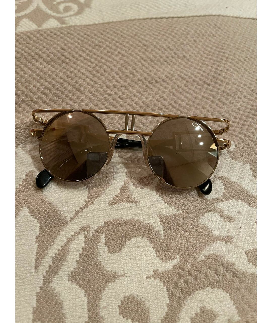 CAZAL Золотые металлические солнцезащитные очки, фото 9