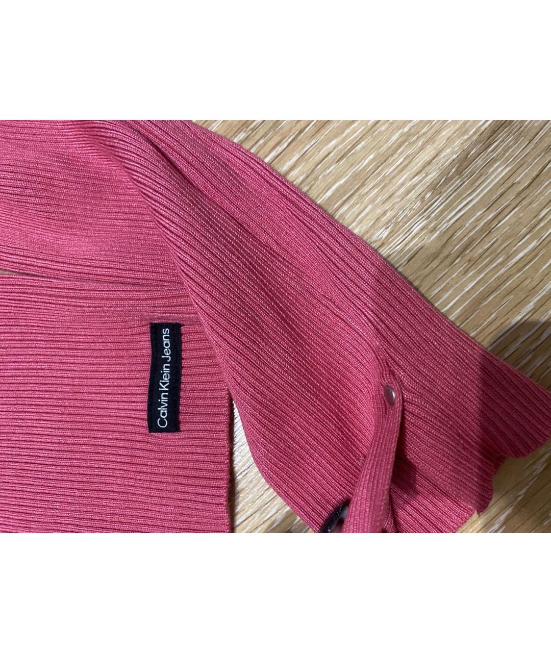 CALVIN KLEIN JEANS Розовый вискозный джемпер / свитер, фото 4