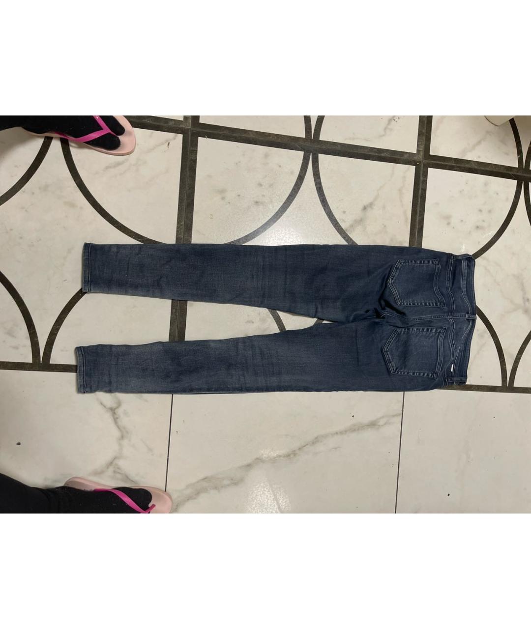 DIESEL Синие хлопко-эластановые джинсы слим, фото 2