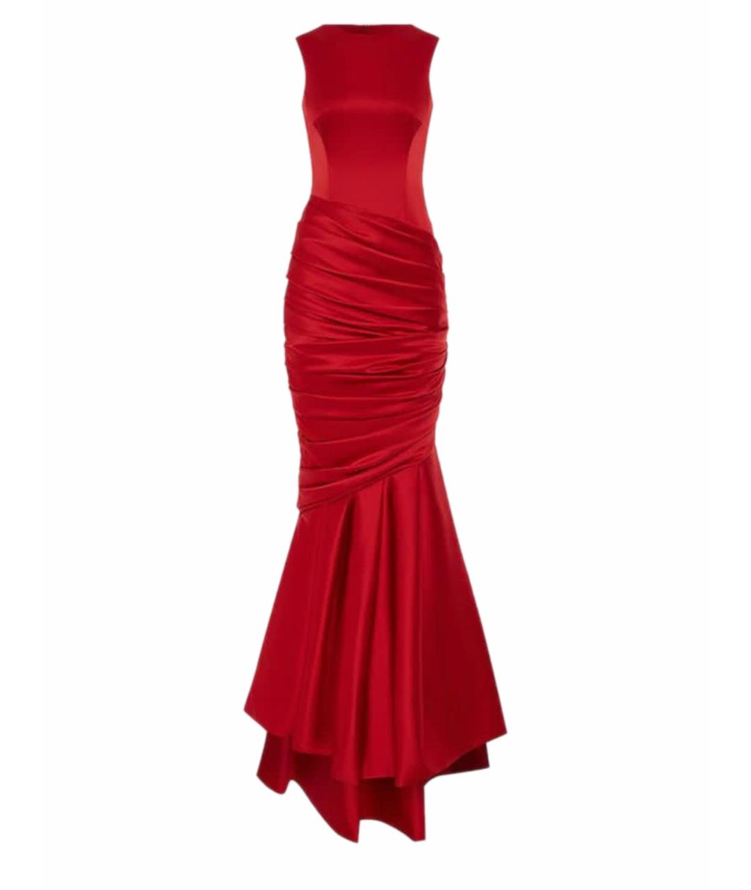 RASARIO Красное полиэстеровое вечернее платье, фото 1