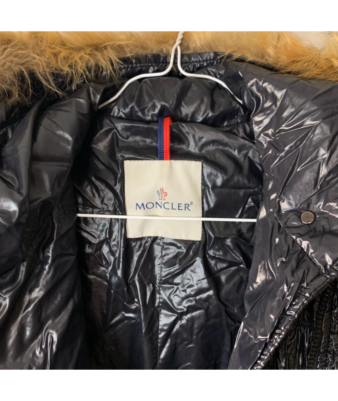 MONCLER Черная полиамидовая куртка, фото 3