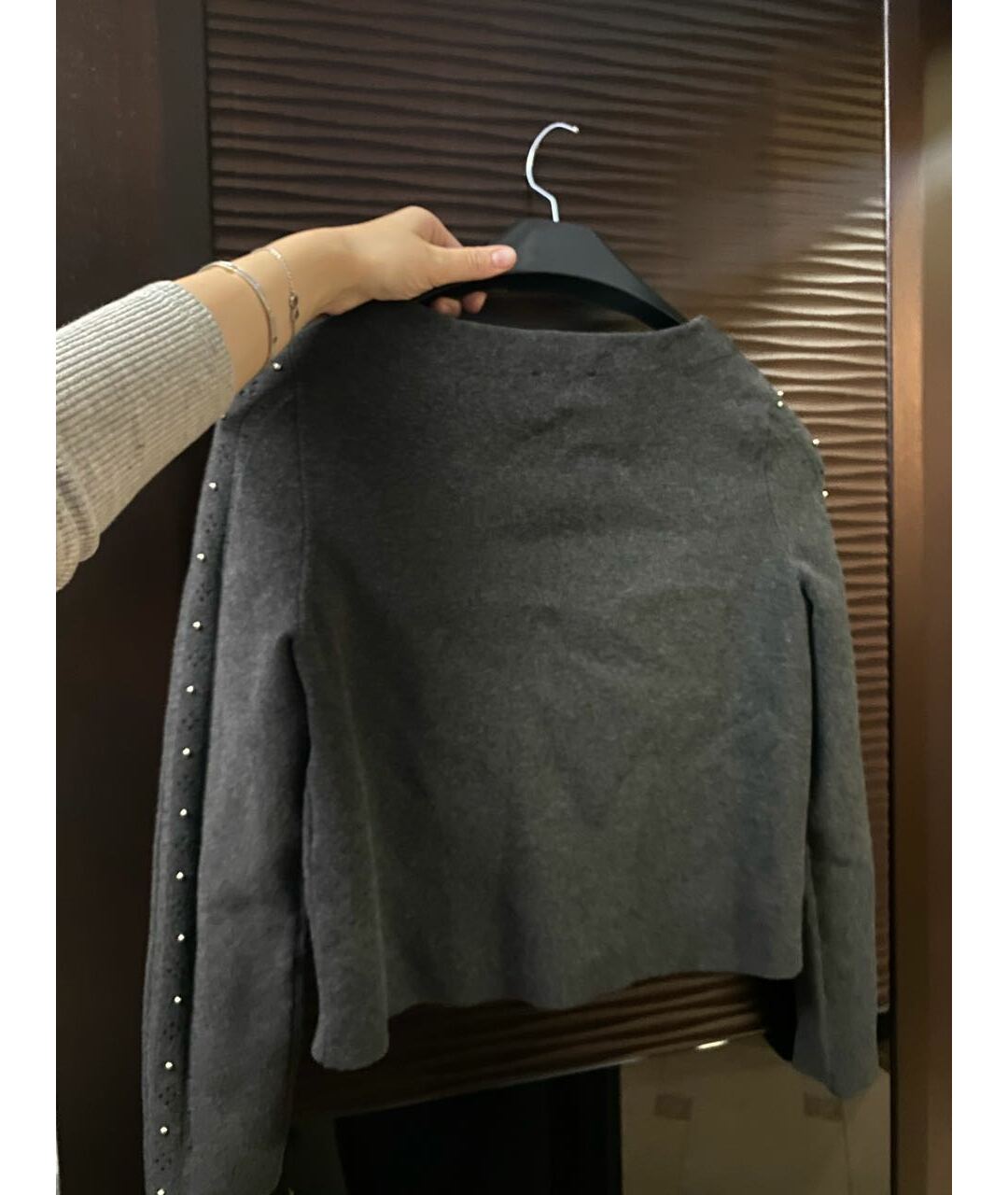 SANDRO Серый джемпер / свитер, фото 3