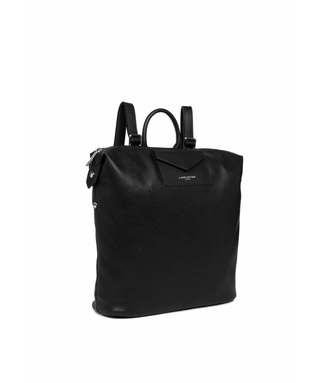 LANCASTER Черный рюкзак из искусственной кожи, фото 2