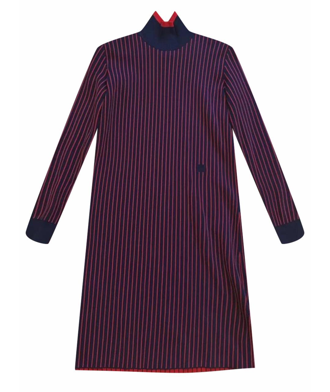 LOUIS VUITTON PRE-OWNED Мульти шерстяное повседневное платье, фото 1
