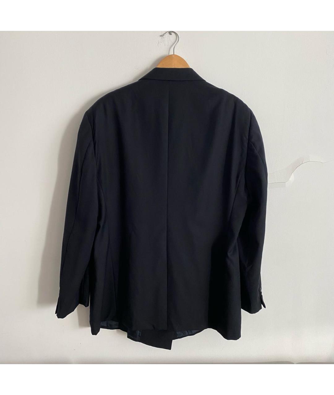 GIORGIO ARMANI Темно-синий шерстяной пиджак, фото 2