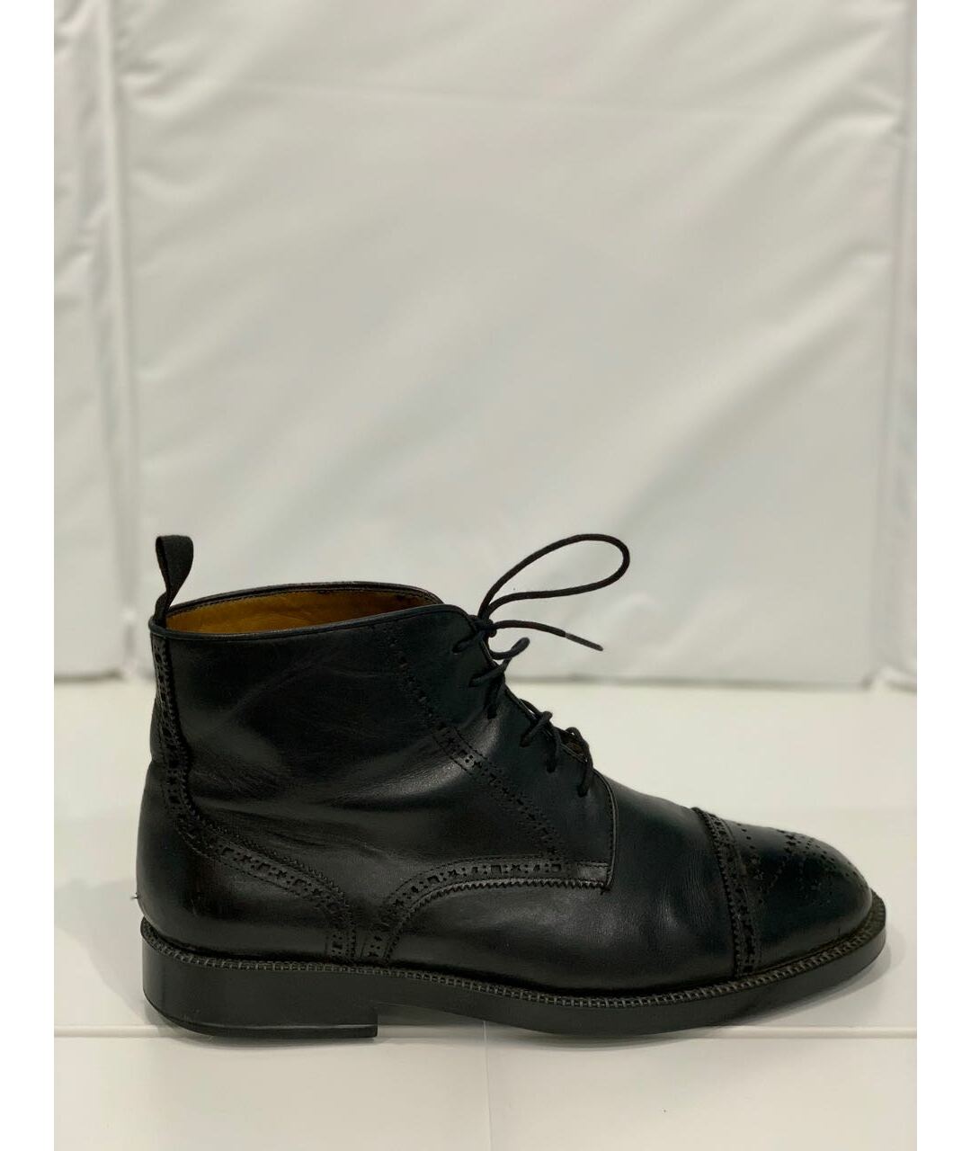KENZO Черные кожаные высокие ботинки, фото 9