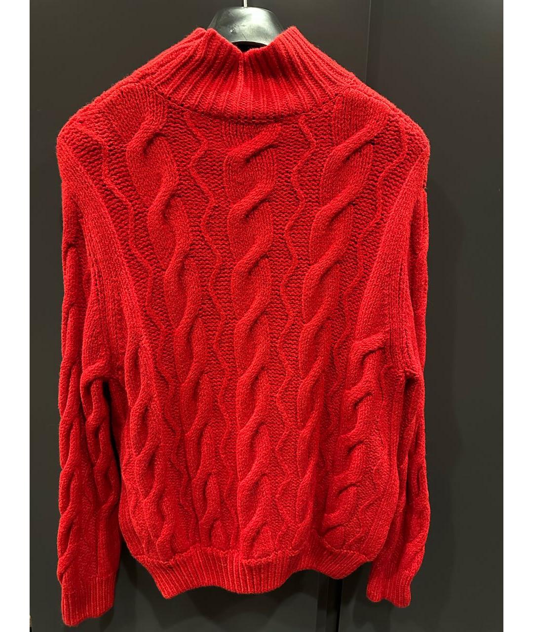 SIMONE ROCHA Красный шерстяной джемпер / свитер, фото 5