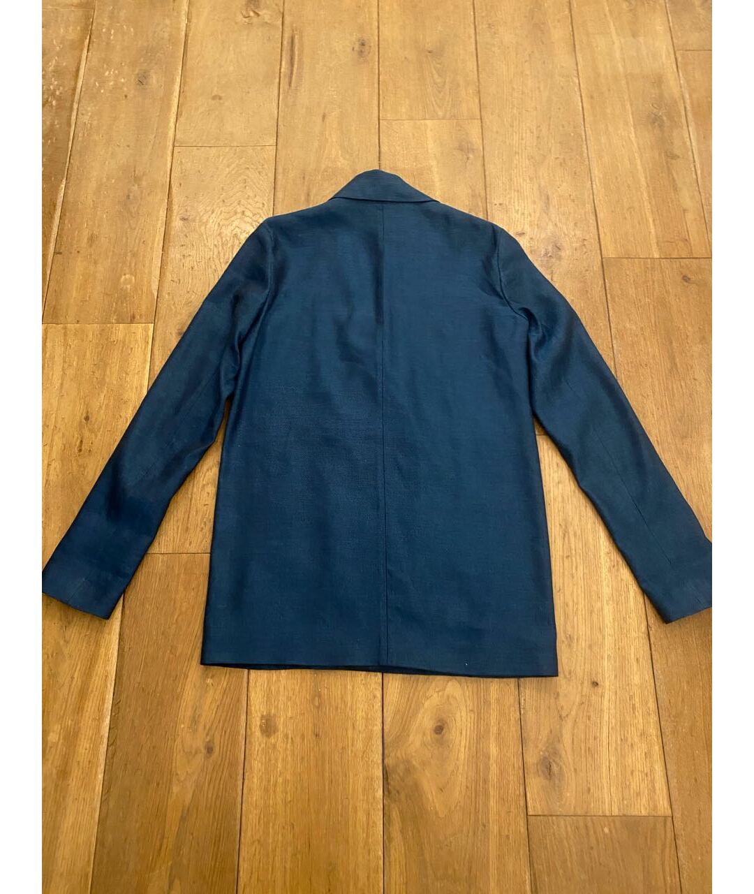ALEXANDER WANG Синий льняной жакет/пиджак, фото 2