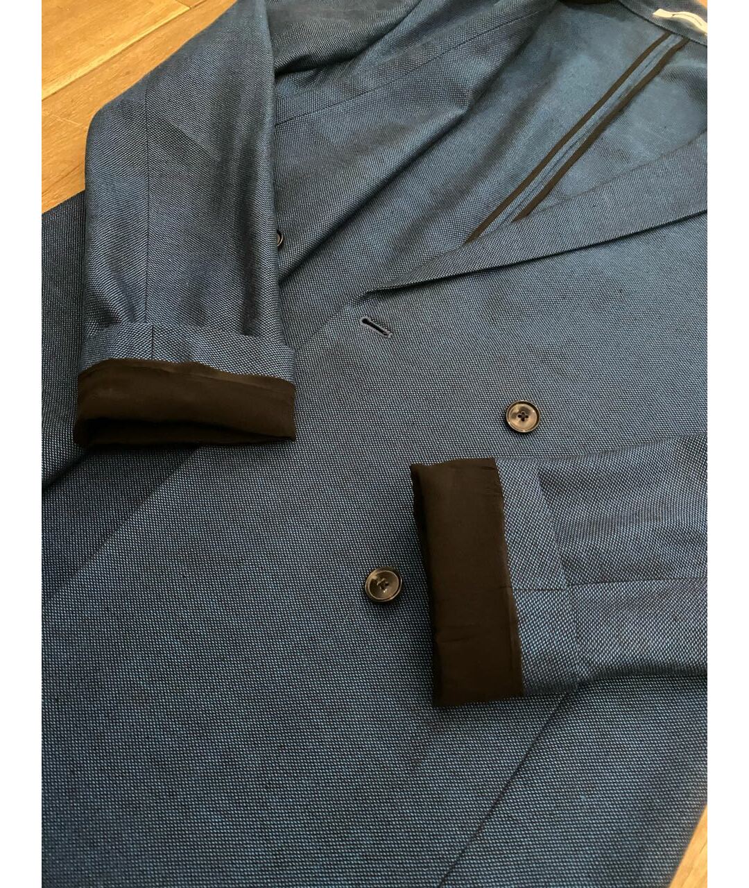 ALEXANDER WANG Синий льняной жакет/пиджак, фото 4