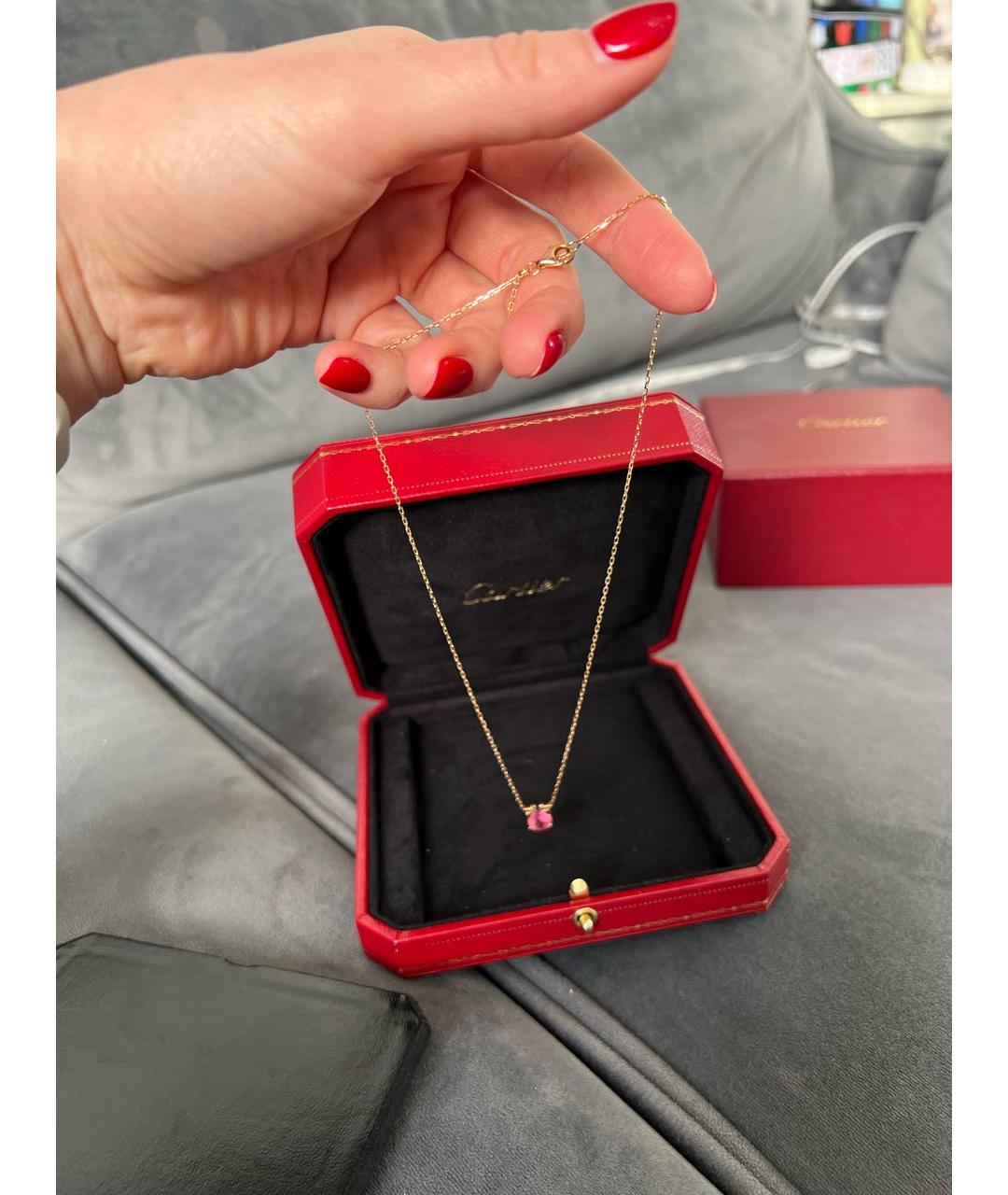 CARTIER Розовое колье из розового золота, фото 4