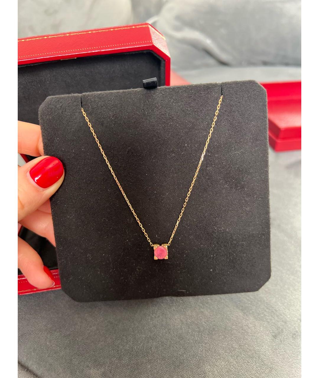 CARTIER Розовое колье из розового золота, фото 7