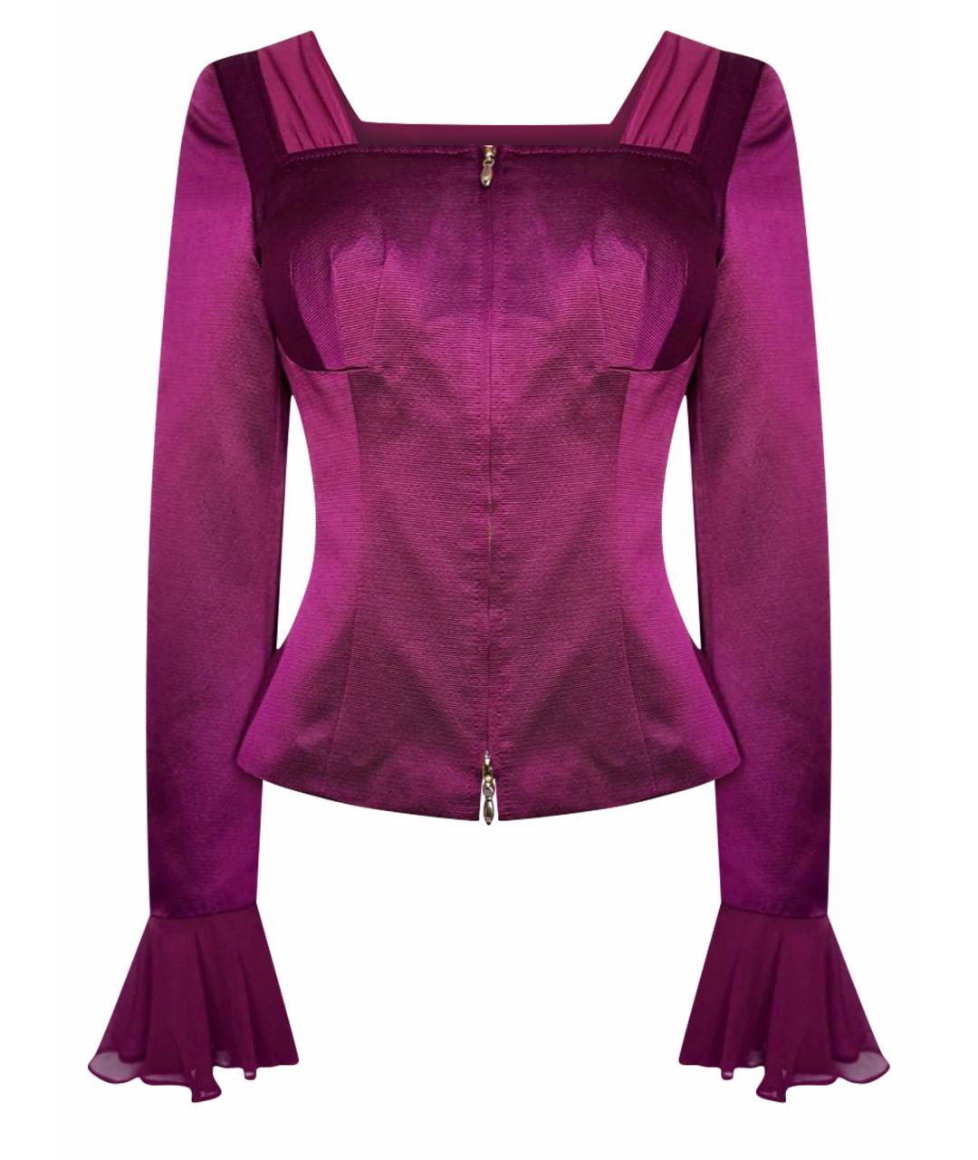 ESCADA Розовый шелковый жакет/пиджак, фото 1