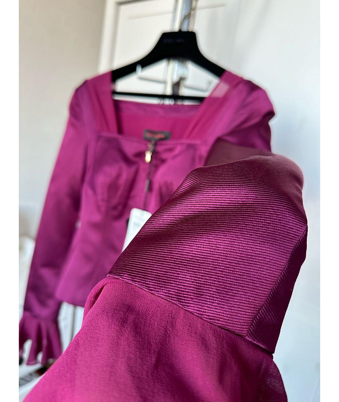 ESCADA Розовый шелковый жакет/пиджак, фото 2