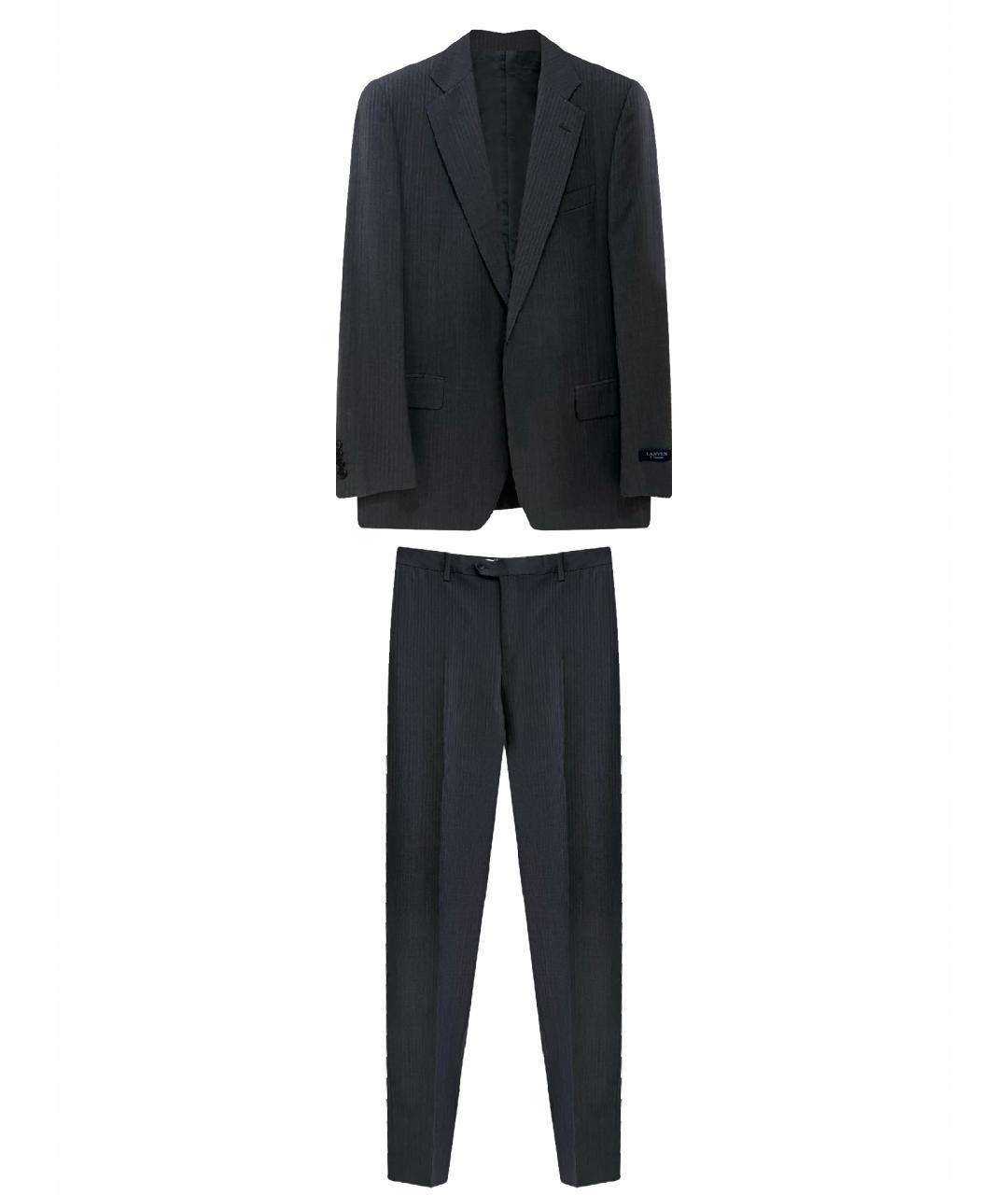 LANVIN Серый классический костюм, фото 1