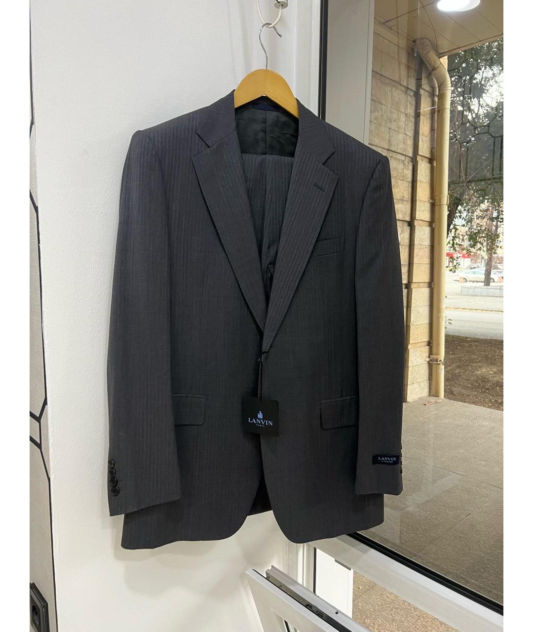 LANVIN Серый классический костюм, фото 9