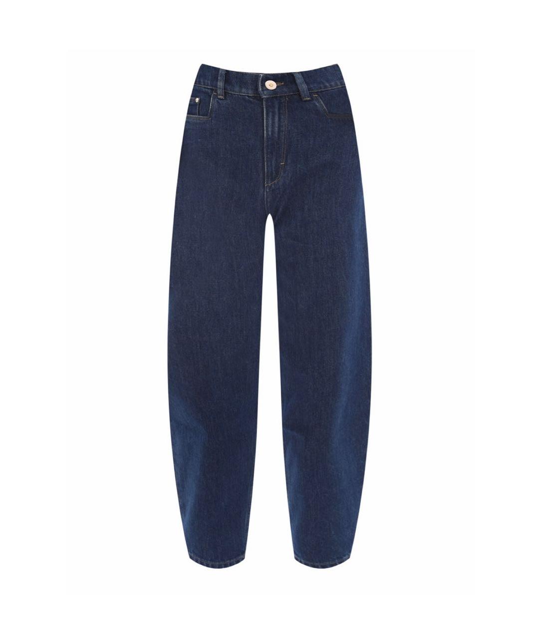 WANDLER Синие хлопковые прямые джинсы, фото 7