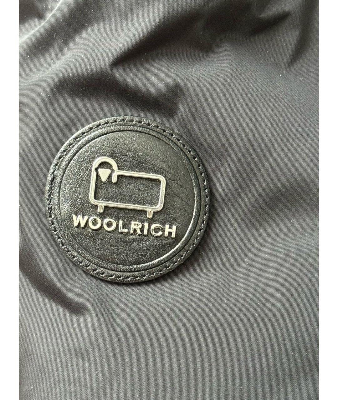 WOOLRICH Черный полиамидовый пуховик, фото 6