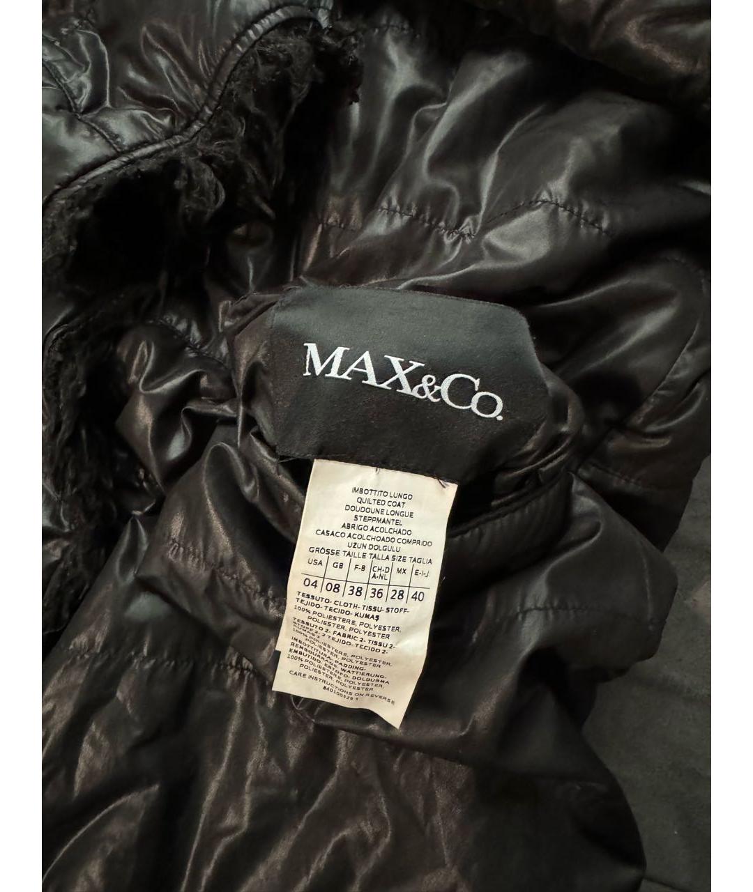 MAX&CO Черная полиэстеровая куртка, фото 3