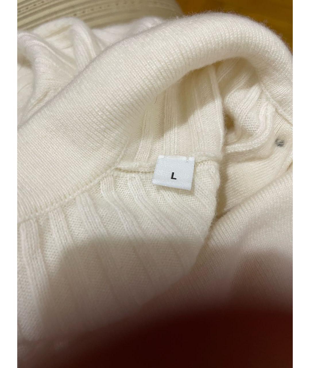 ALLUDE Белый кашемировый джемпер / свитер, фото 4