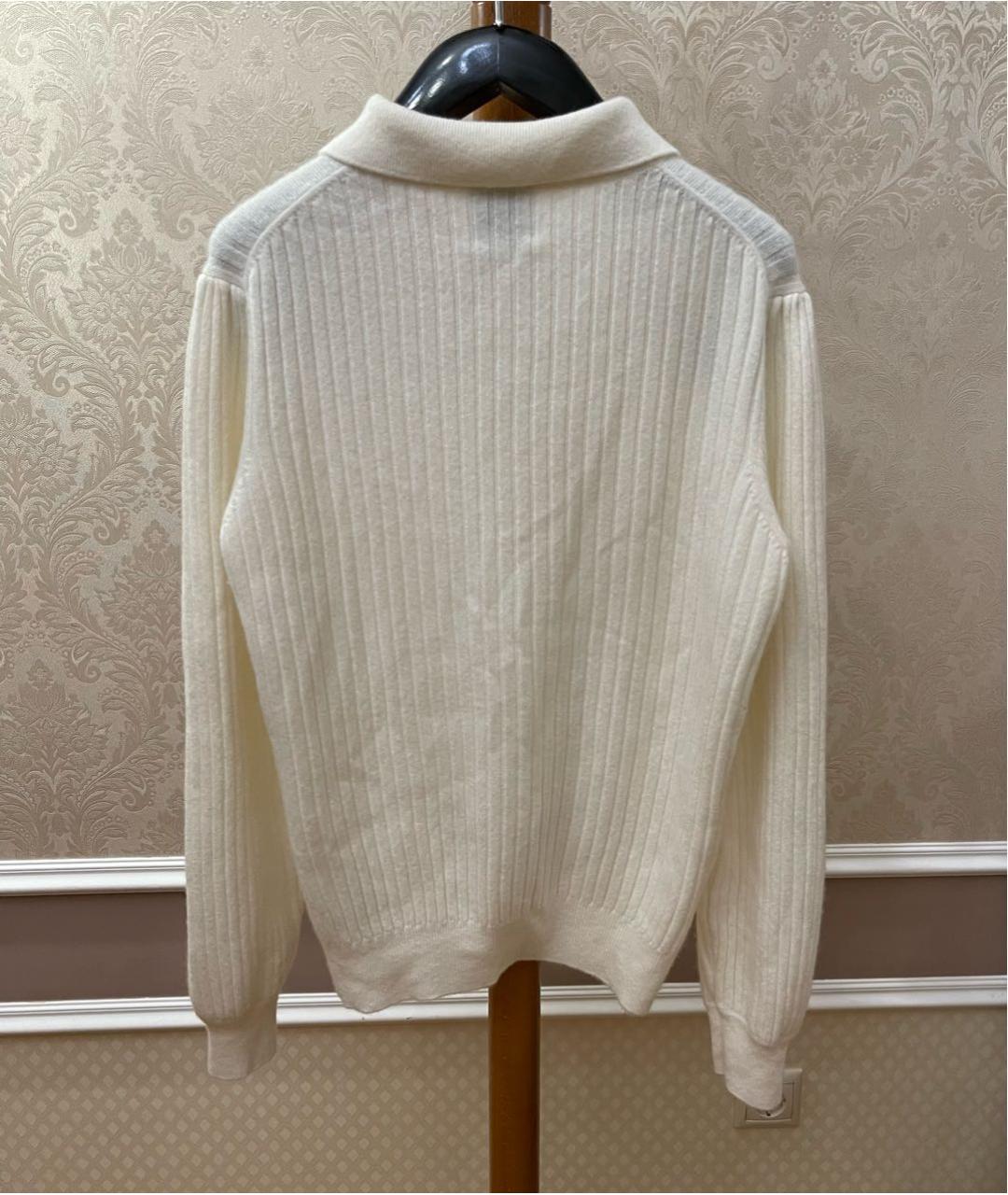 ALLUDE Белый кашемировый джемпер / свитер, фото 2
