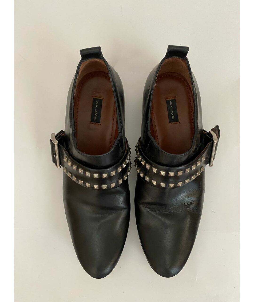 MARC JACOBS Черные кожаные ботинки, фото 3
