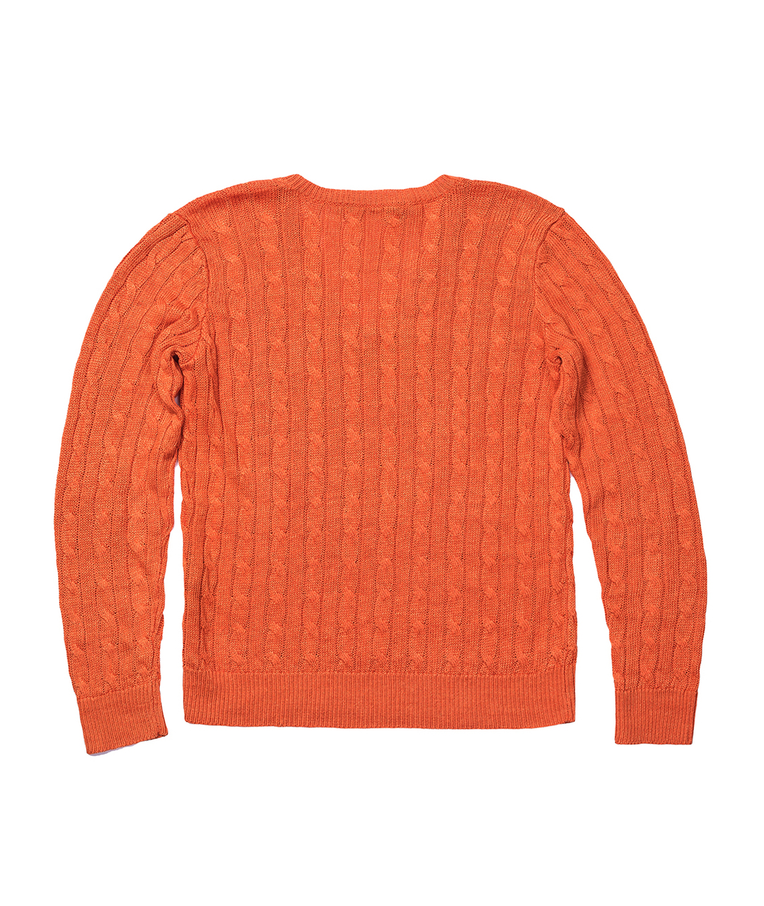 RALPH LAUREN Оранжевый хлопковый джемпер / свитер, фото 2