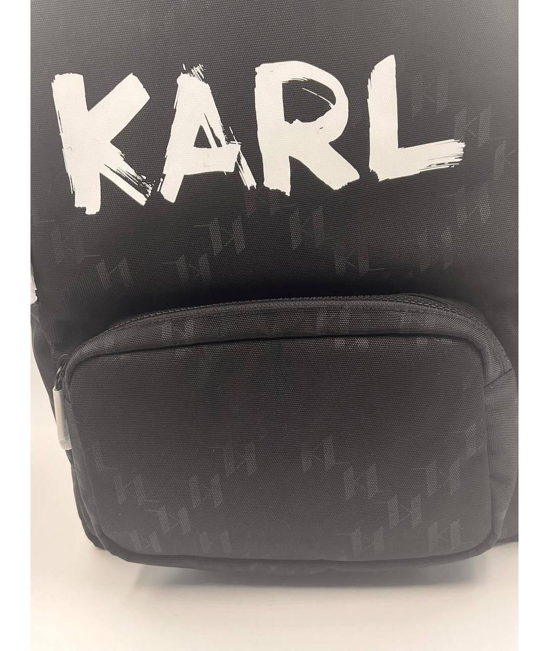 KARL LAGERFELD Черный рюкзак, фото 5