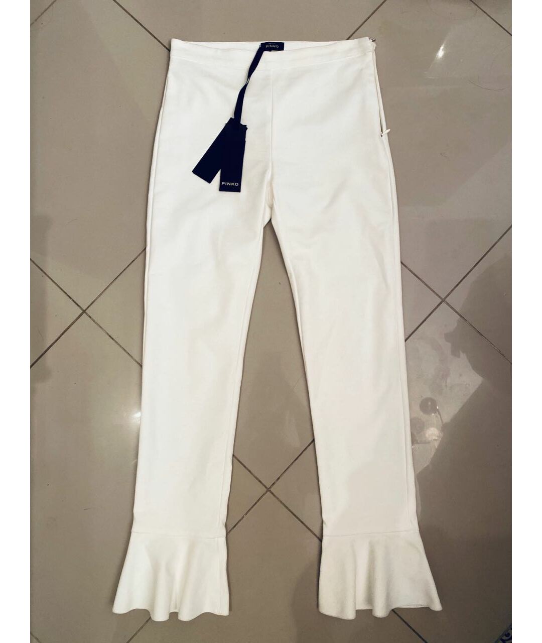 PINKO Белые брюки узкие, фото 2