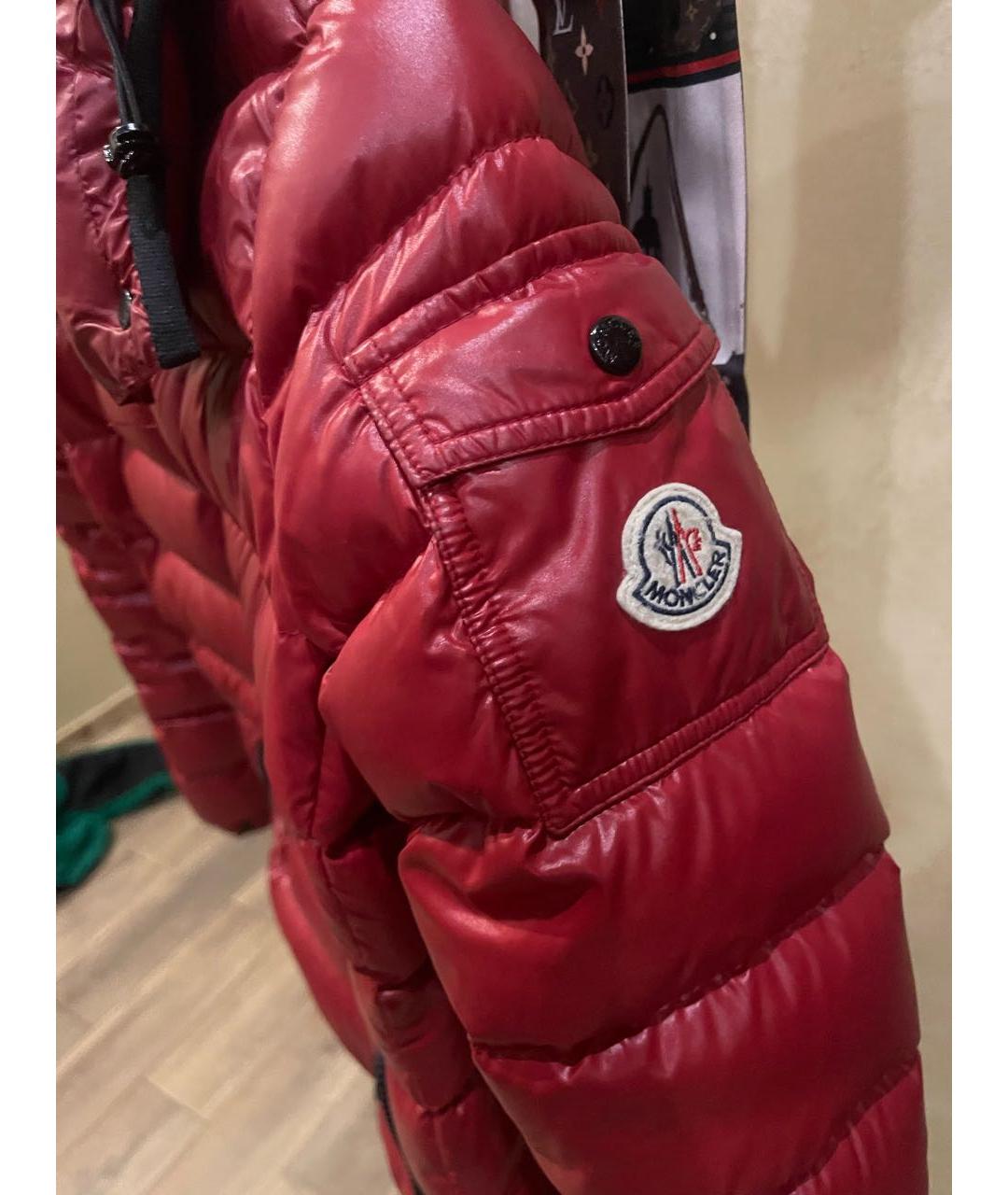 MONCLER Красная куртка, фото 4