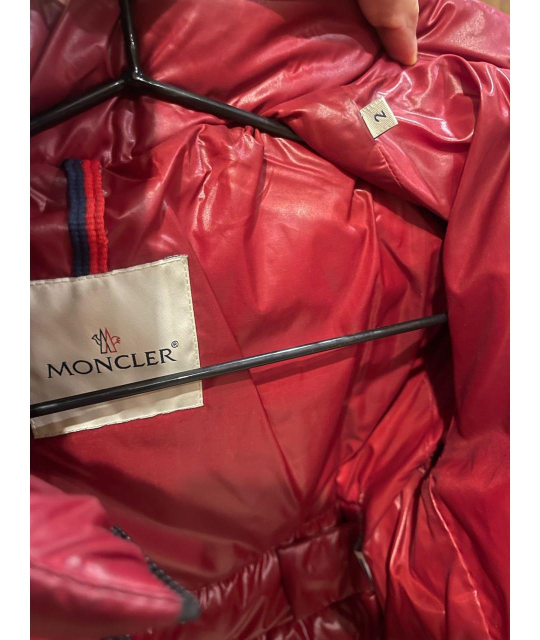 MONCLER Красная куртка, фото 3