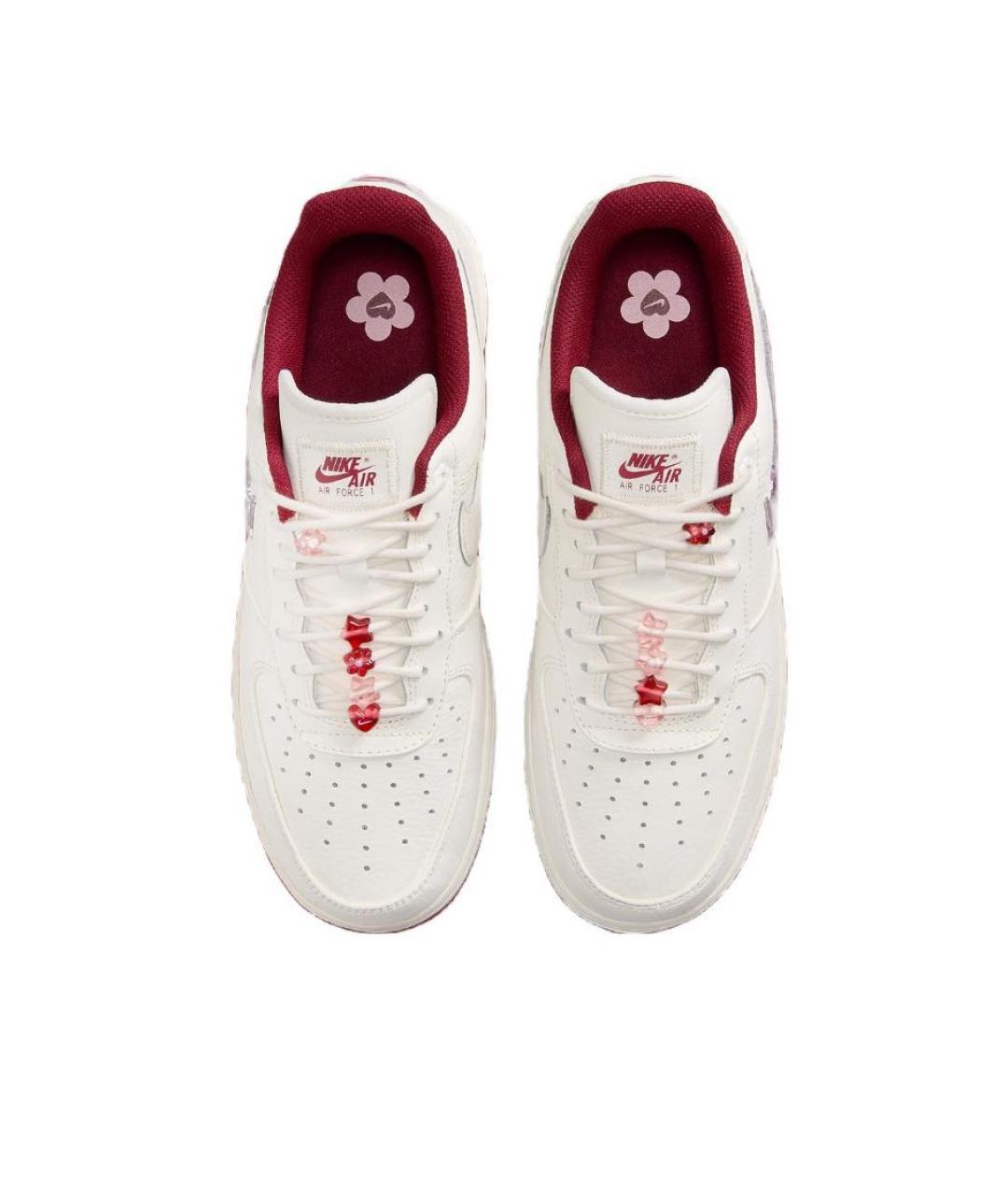 NIKE Белые кожаные кроссовки, фото 3